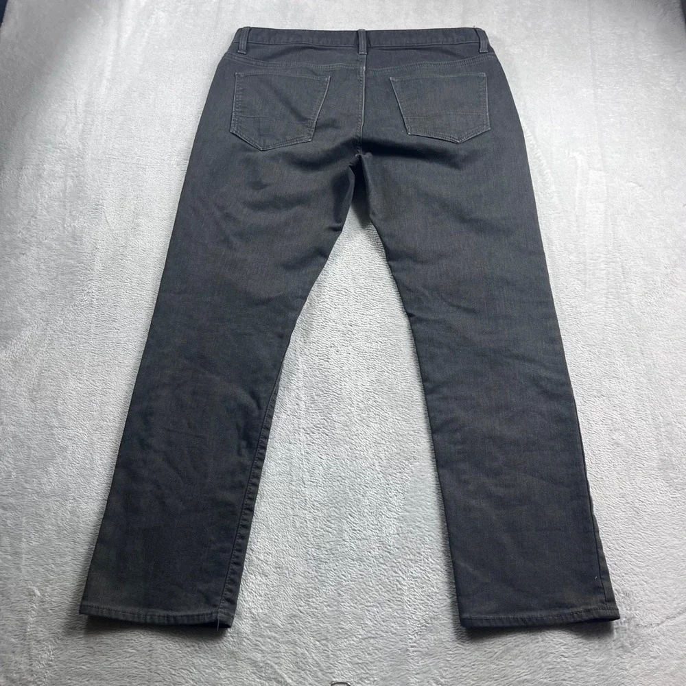 Banana Republic‎ Travel Jean Mens 34x30 Slim Fit Dark Gray Denim Pants